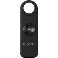 Sygonix Taschenalarm Schwarz mit LED 130 dB SY-7187884