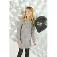Kidsworld Sweatkleid "Sterne-Allover Kleid" Sweatkleid mit Glitzer für den Alltag, sportlicher Touch