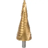 Bosch Stufenbohrer HSS-TiN, für Kabelverschr., M10 - M40, 10 mm, 125,5 mm, 12 Stufen
