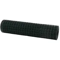vidaXL Eurozaun 1 x 10 m PVC-beschichtetes Eisen Grün