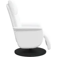 vidaXL Massage Relaxsessel Weiß Kunstleder