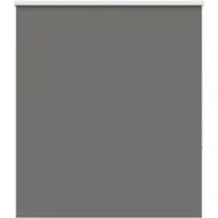 vidaXL Verdunkelungsrollo Grau 120x150cm Stoffbreite 116,6cm Polyester