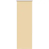vidaXL Verdunkelungsrollo Beige 50x175cm Stoffbreite 45,7 cm Polyester