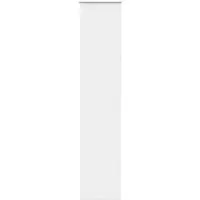 vidaXL Verdunkelungsrollo Weiß 60x210cm Stoffbreite 55,7 cm Polyester