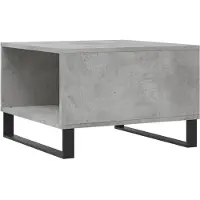 vidaXL Couchtisch Betongrau 55x55x36,5 cm Holzwerkstoff