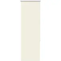 vidaXL Verdunkelungsrollo Cremeweiß 50x175cm Stoffbreite 45,7 cm