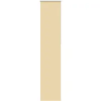 vidaXL Verdunkelungsrollo Beige 40x210cm Stoffbreite 35,7 cm Polyester
