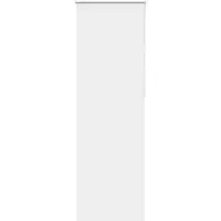 vidaXL Verdunkelungsrollo Weiß 85x230cm Stoffbreite 80,7 cm Polyester
