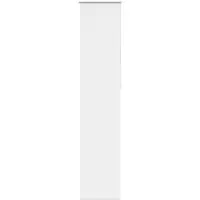 vidaXL Verdunkelungsrollo Weiß 40x230cm Stoffbreite 35,7 cm Polyester