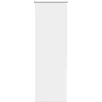 vidaXL Verdunkelungsrollo Weiß 50x130cm Stoffbreite 45,7 cm Polyester