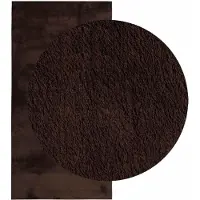 vidaXL Mittlerer Flor weicher und waschbarer Teppich HUARTE Braun