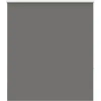 vidaXL Verdunkelungsrollo Grau 130x150cm Stoffbreite 126,6cm Polyester