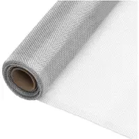 vidaXL Fliegengitter Aluminium 80x1000 cm Silbern