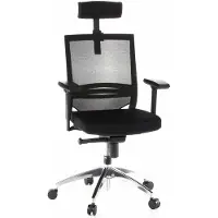 Hjh OFFICE PORTO MAX - Profi Bürostuhl Schwarz