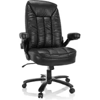 Hjh OFFICE INSTRUCTOR III Kunstleder - XXL Drehstuhl Schwarz