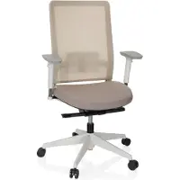 Hjh OFFICE PURE WHITE - Profi Bürostuhl Beige