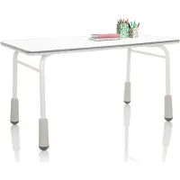 Hjh OFFICE Kinderschreibtisch KID GRO T Schreibtisch für Kinder, Schülerschreibtisch 58.0 - 67.0 x 120.0 x 60.0 cm