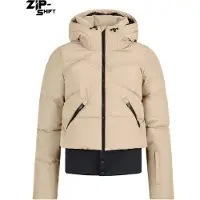 Protest Damen Skijacke Prtpreppy Snowjacket With Zip-shift Beige XS/34