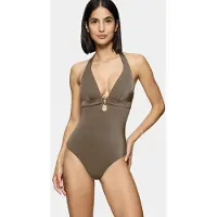 Triumph Badeanzug "Midnight Swim" in Khaki - 36B-Cup