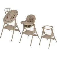 ANEX Hochstuhl Ozy 3in1 Fluff multifunktional mit Tablett für Kinder