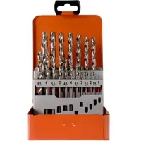 Projahn Spiralbohrer-Set BASIC, 19 kurze Spiralbohrer, in Metallkassette