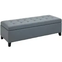 EStore - Sitzbank - 125L x 49B x 41,5H cm - grau