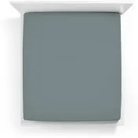 Bella Donna Boxspring Spannbettlaken Alto 200x220 - 200x240 cm | zement - grau