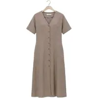 MSCH Copenhagen Damen Kleider Mschviana Ginia 2/4 Dress - Beige - Größe M