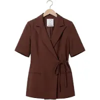 Ydence Damen Blazers Blazer Lucille - Bruin - Größe S