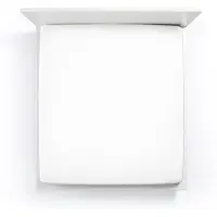 Bella Donna Split-Topper Spannbetttuch La Piccola Duo 1 180x210 - 220 cm | weiss - weiß