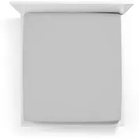 Bella Donna Topper Spannbetttuch La Piccola 160x200 cm | nebelgrau - grau