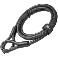 Hiplok 2MC Auxilary Cable, Kabelschloss, Schwarz, Stahl, 2000 mm, 1 cm