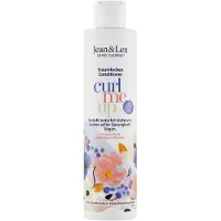 Jean & Len 2800100215, Frauen, Nicht-professionelle Haarspülung, Lockiges Haar, Alle Farben, Glanz, Glättend, 300 ml