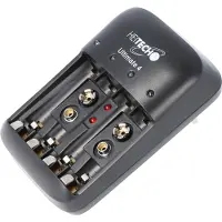Heitech Stecker-schnell-Ladegerät Ultimate 4 mit Einzelschacht-Überwachung, Erhaltungsladung und Akku-Defekt-Erkennung