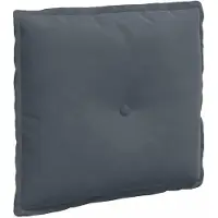 vidaXL Rückenkissen Dunkelgrau 50 x 45 cm Cordstoff