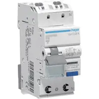 Hager ADS967D Fehlerstrom-Leitungsschutzschalter 1P+N 127V 6kA C-16A 30mA Typ A QuickConnect