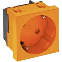 OBO 6120075 Geräteeinsatz 1fach Steckdose (B x H x T) 45 x 45 x 42 mm