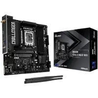 Asrock B860M Challenger WiFi, Intel, LGA 1851 (Socket V1), Intel Core Ultra (Series 2), DDR5-SDRAM, 256 GB, DIMM