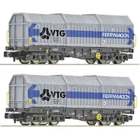 Fleischmann 6660080 N 2-tlg. Set: Teleskophaubenwagen, VTG