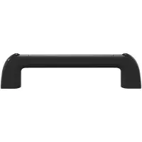 vidaXL Griff Uni 69 Stk. Schwarz 380 x 34 x 85 mm Aluminium und PP