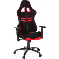 Hjh OFFICE LEAGUE PRO I - Gamingstuhl Schwarz / Rot