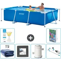 Intex Rechteckiger Frame Pool - 260x160x65 cm - 5-teilig S141
