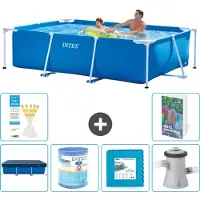 Intex Rechteckiger Frame Pool - 260x160x65 cm - 5-teilig S146