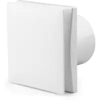 Fresh Ventilator 100, Standardmodell mit eingebauter Windsperre. Luftdurchsatz 88 m³/h. Abmessungen