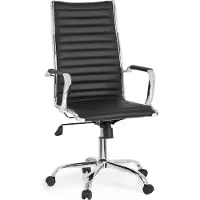 Hjh OFFICE VEMONA 20 - Profi Chefsessel Schwarz