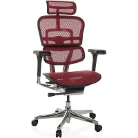 Hjh OFFICE Luxus Chefsessel ERGOHUMAN GEN2 Ergonomischer Bürostuhl mit Armlehnen (höhenverstellbar) Netzstoff Drehstuhl für Büro, Zuhause