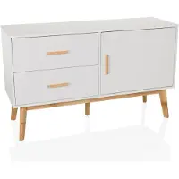 Hjh LIVING Sideboard mit 2 Schubladen und 1 Tür TAROLO Kommode 120x40x72 cm Schr