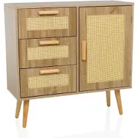 Hjh LIVING Sideboard STRYN Kommode Schrank Bügelgriff 78.0 x 80.0 x 32.5 cm