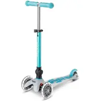 Micro mobility Mini Micro Deluxe Foldable Orion Glow LED, Kinder, Dreiradroller, Junge/Mädchen, Asphalt, 50 kg, 3 Rad/Räder