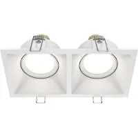 Maytoni Dot Downlight, Einbauleuchte 2x GU10 Weiss